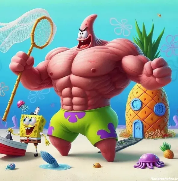  عکس خرچنگ باب اسفنجی