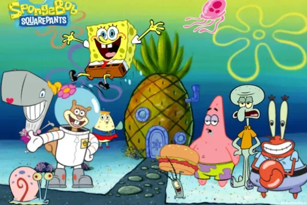  عکس خرچنگ باب اسفنجی