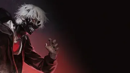  تصویر زمینه سیاه سفید پسر انیمه ای با کیفیت بالا