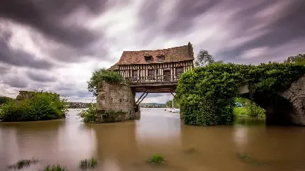 عکس کلبه چوبی رویایی