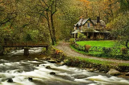  عکس کلبه چوبی رویایی