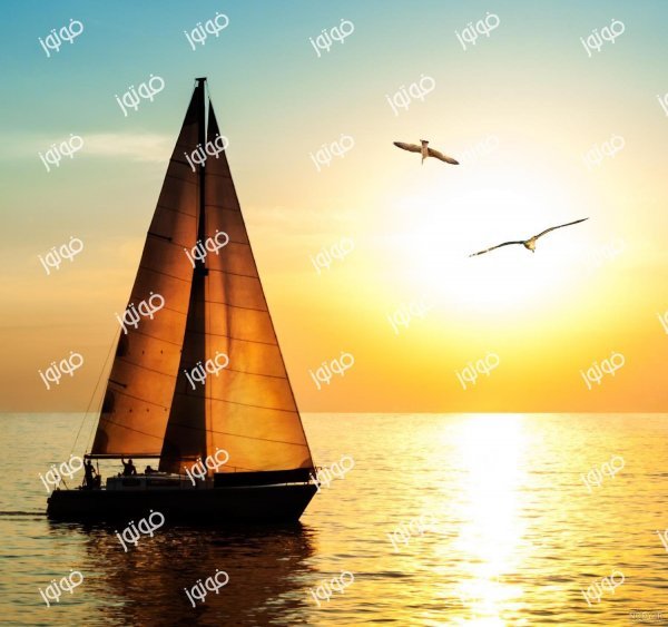  عکس پس زمینه قایق در آب با کیفیت بالا