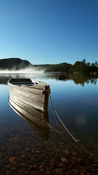 عکس دریا در شب