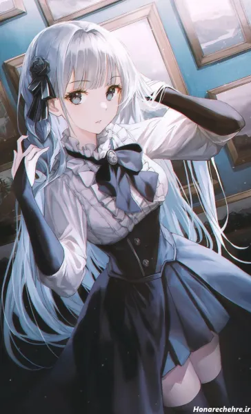  تصویر زمینه دختر انیمه ای کیوت برای دسکتاپ