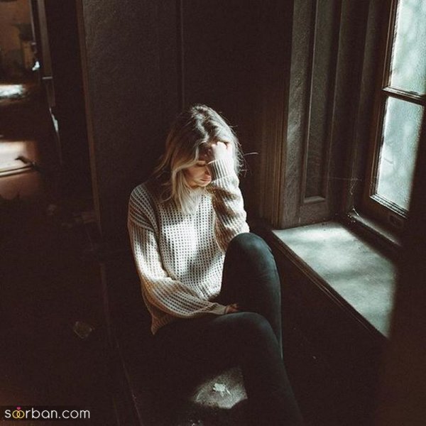  عکس دختر بدون چهره تنها و افسرده