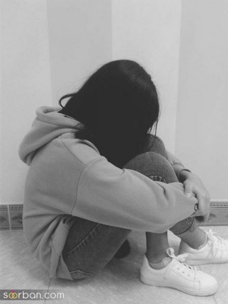  عکس دختر بدون چهره تنها و افسرده