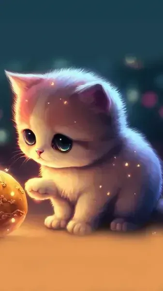  پس زمینه گربه آبی