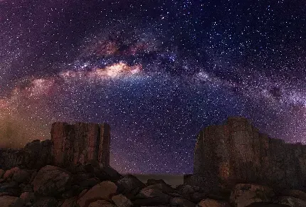  عکس آسمان شب کویر