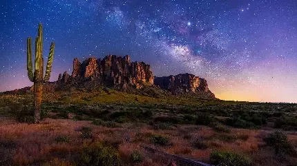  عکس پس زمینه از شب های کویر برای کامپیوتر