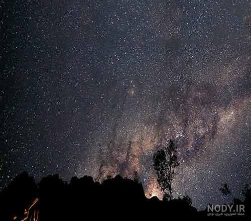  عکس شب پرستاره کویر خفن با کیفیت HD