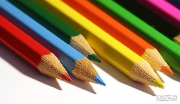  عکس مداد رنگی فانتزی