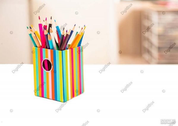  عکس مداد رنگی فانتزی