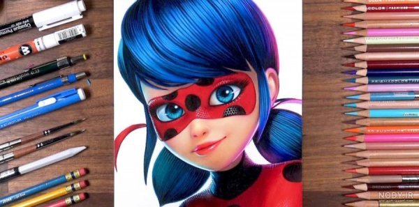  عکس مداد رنگی فانتزی