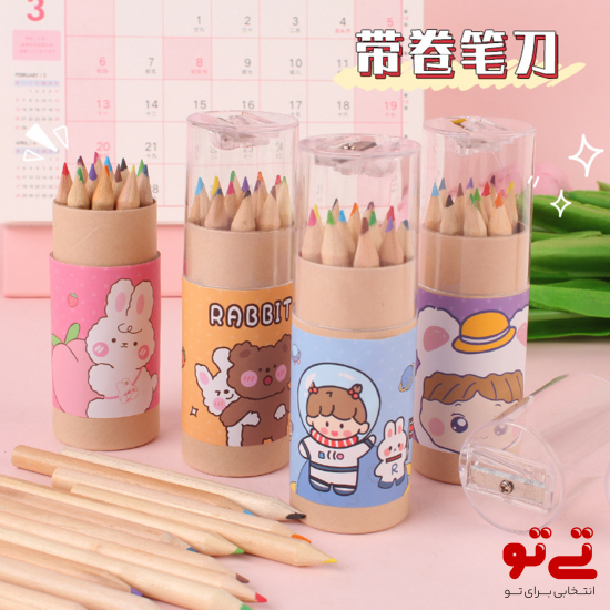  عکس مداد رنگی فانتزی