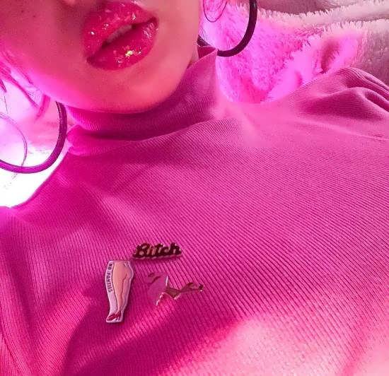  عکس دختر صورتی