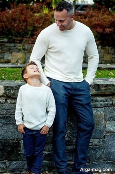  عکس پدر پسری پروفایل