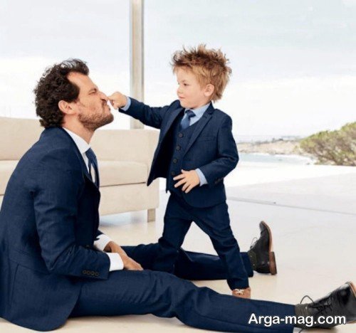  عکس پدر پسری پروفایل