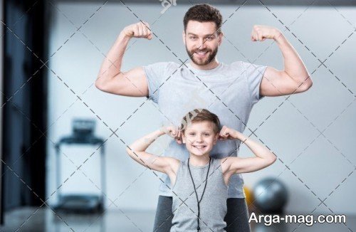  عکس پدر پسری پروفایل