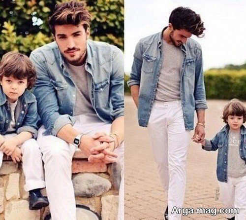  عکس پدر پسری پروفایل