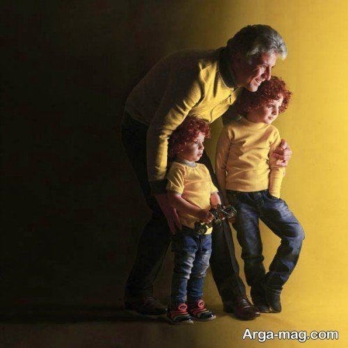  عکس پدر پسری پروفایل