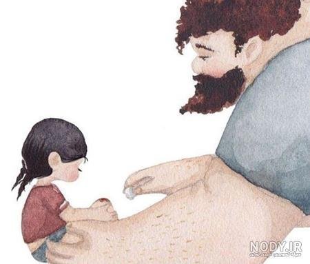  عکس پدر و پسر فانتزی