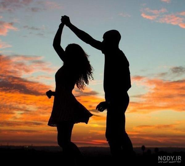  عکس غروب عاشقانه دو نفره برای پروفایل واتساپ