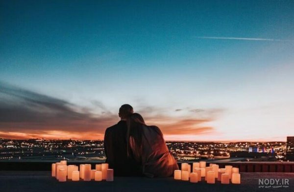  عکس غروب عاشقانه دو نفره برای پروفایل واتساپ