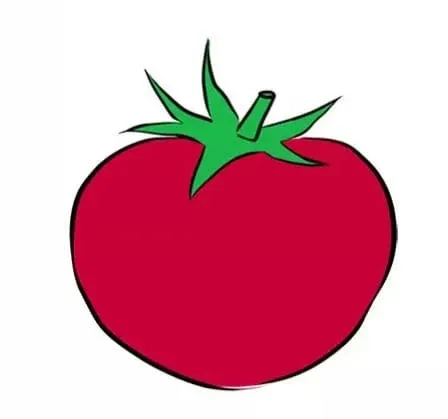  عکس گوجه فرنگی نقاشی