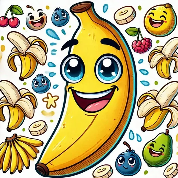  عکس موز کارتونی