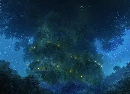  دانلود عکس درختان سرسبز در کنار رودخانه