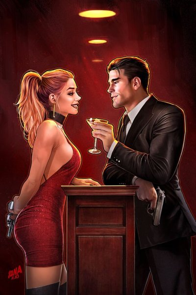  عکس های عاشقانه کارتونی احساسی دختر و پسر