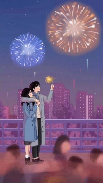  عکس عاشقانه کارتونی دونفره جدید