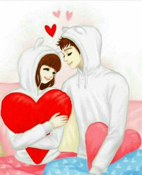  عکس عاشقانه کارتونی دونفره جدید