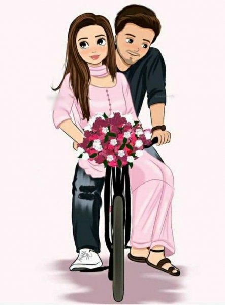  عکس عاشقانه کارتونی دونفره جدید