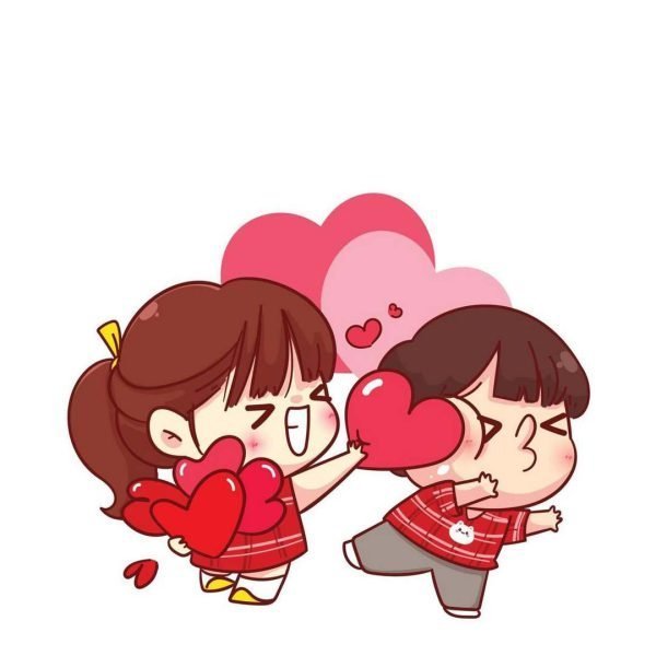  عکس های عاشقانه کارتونی برای پروفایل