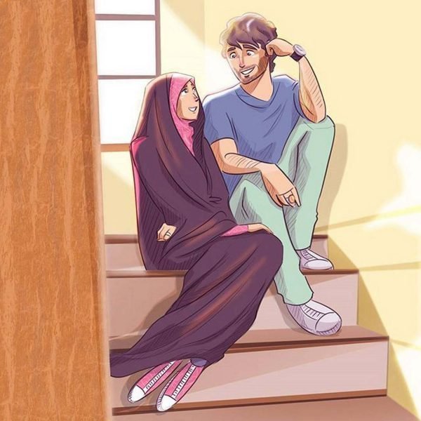  عکس های عاشقانه کارتونی برای پروفایل