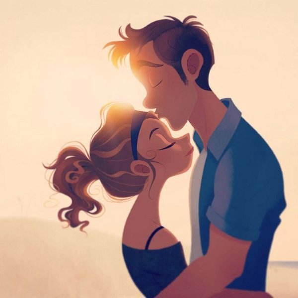  عکس های عاشقانه کارتونی برای پروفایل