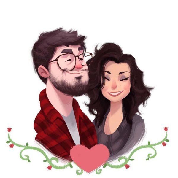  عکس های عاشقانه کارتونی برای پروفایل