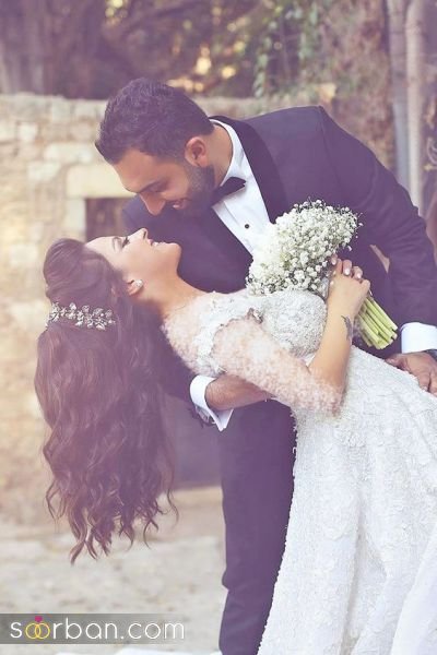  ایده ژست عکس عروس و داماد جدید
