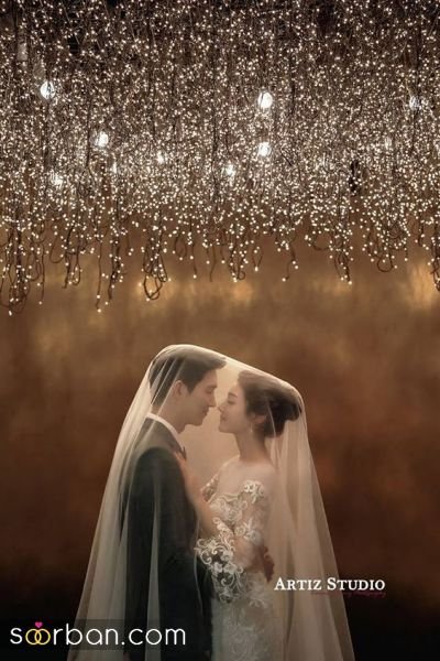  ایده ژست عکس عروس و داماد جدید