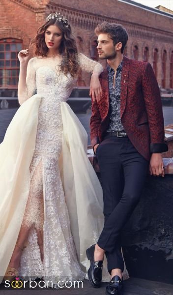  ایده ژست عکس عروس و داماد جدید