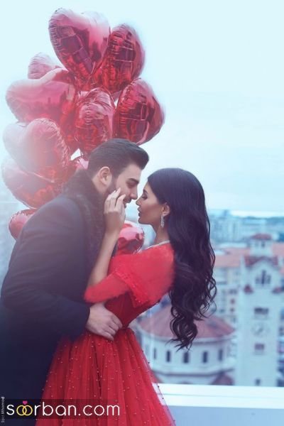  ایده ژست عکس عروس و داماد جدید