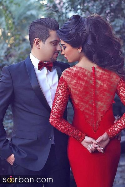  ایده ژست عکس عروس و داماد جدید