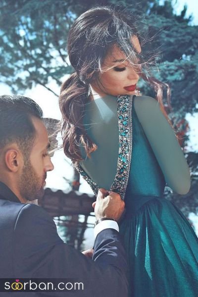  ایده ژست عکس عروس و داماد جدید