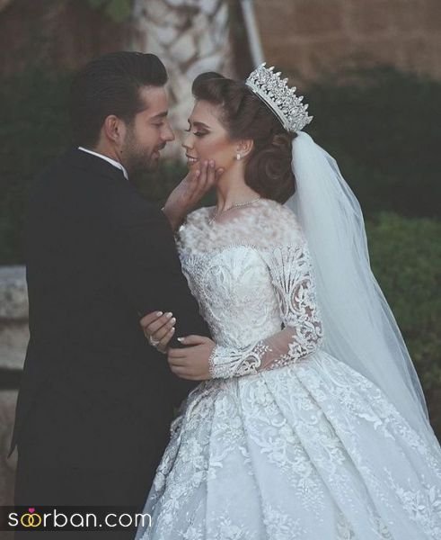  ایده ژست عکس عروس و داماد جدید