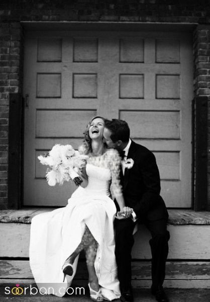  ایده ژست عکس عروس و داماد جدید