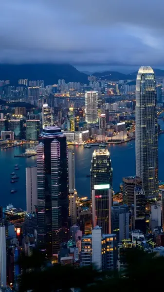  والپیپر شهر هنگ کنگ برای گوشی