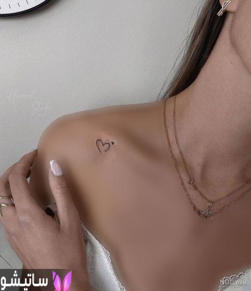  دانلود عکس طرح تاتو فرشته بالدار و پروانه