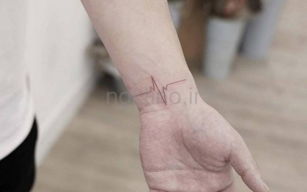  طرح تاتو ضربان قلب جدید