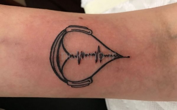  طرح تاتو ضربان قلب جدید